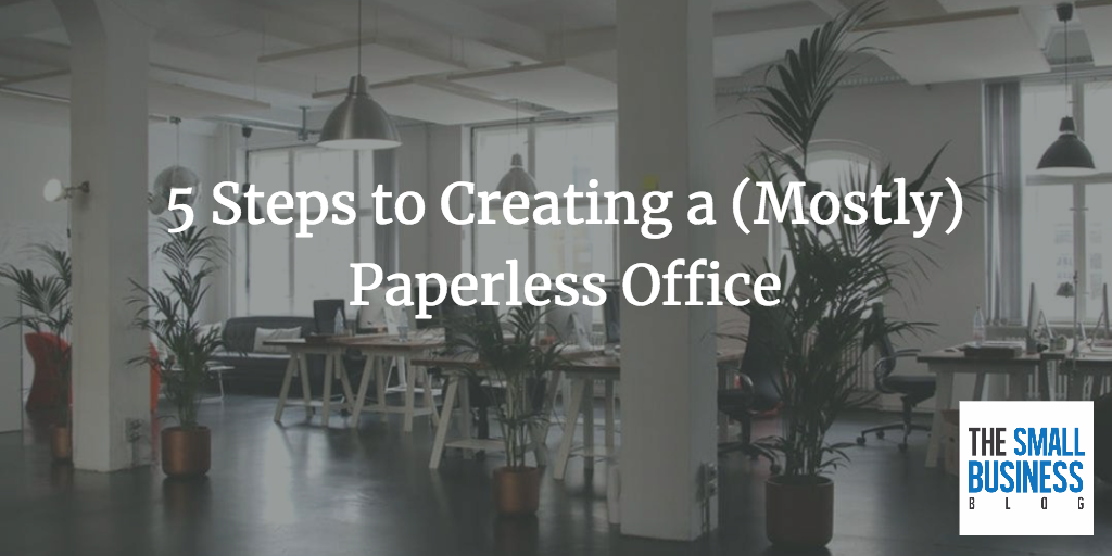 5 steps to a paperless office