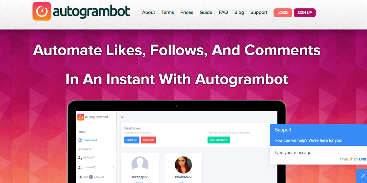 autogrambot review