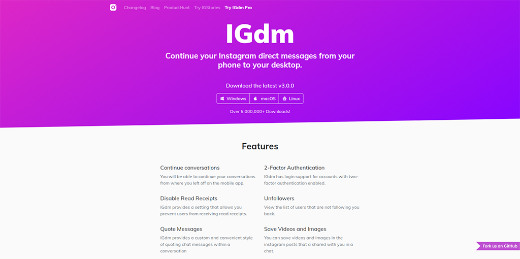 IG DM - Direct Messaging
