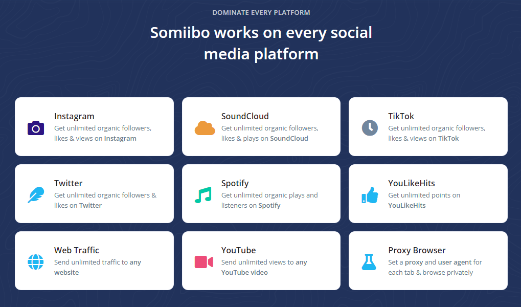 Somibo Features