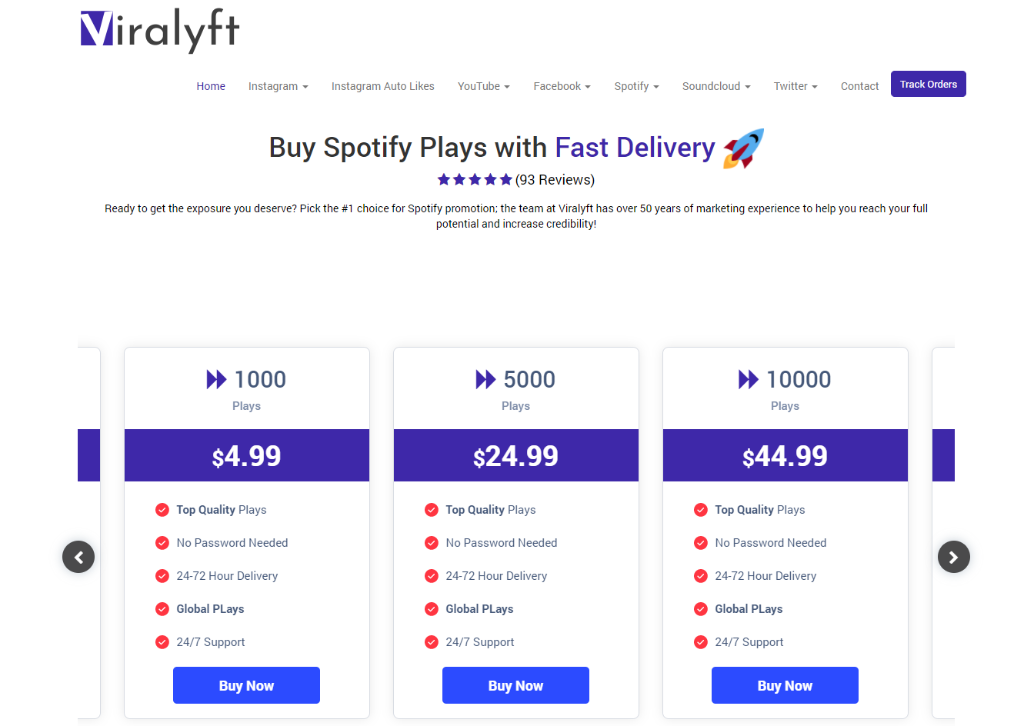 Viralyft Spotify