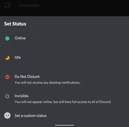 Appear Idle on Discord Mobile