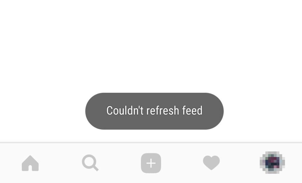 Couldn’t Refresh Feed