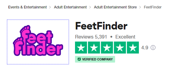 FeetFinder trustpilot