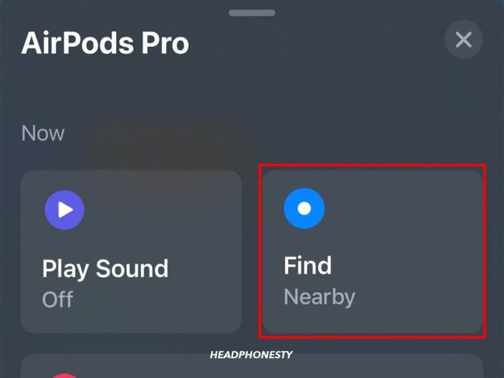 Find Airpods By Playing Sound