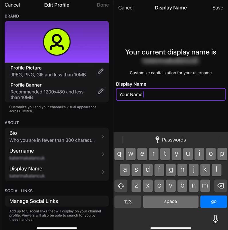 How To Change Your Twitch Name on Mobile