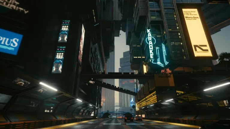 Night City Streets – Cyberpunk 2077