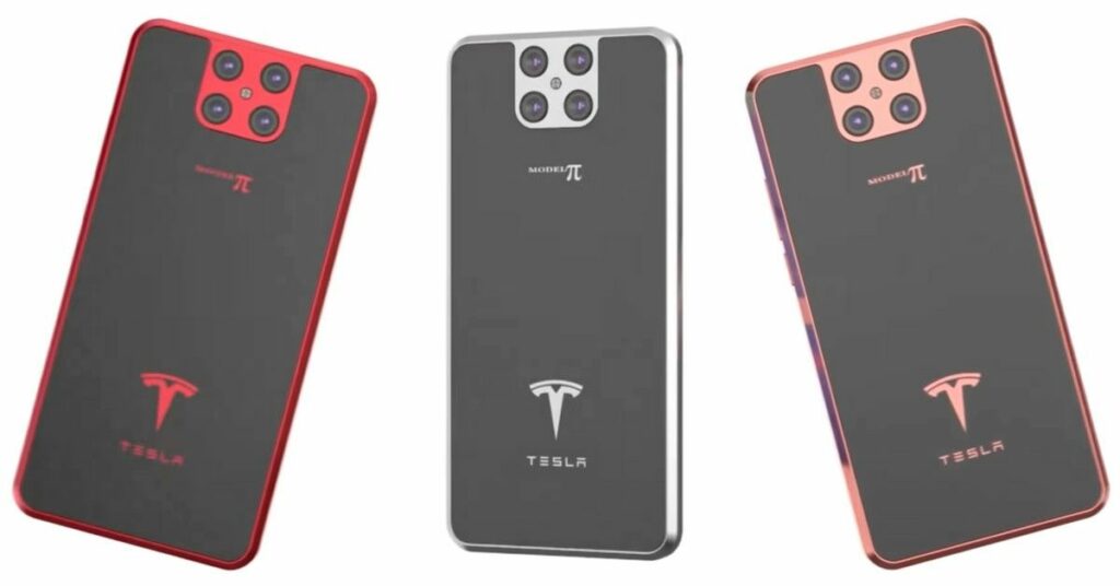 Tesla Pi Phone colors