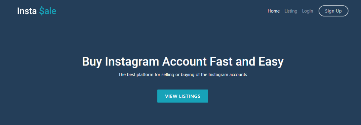 Insta Sale Buy Instagram Accounts