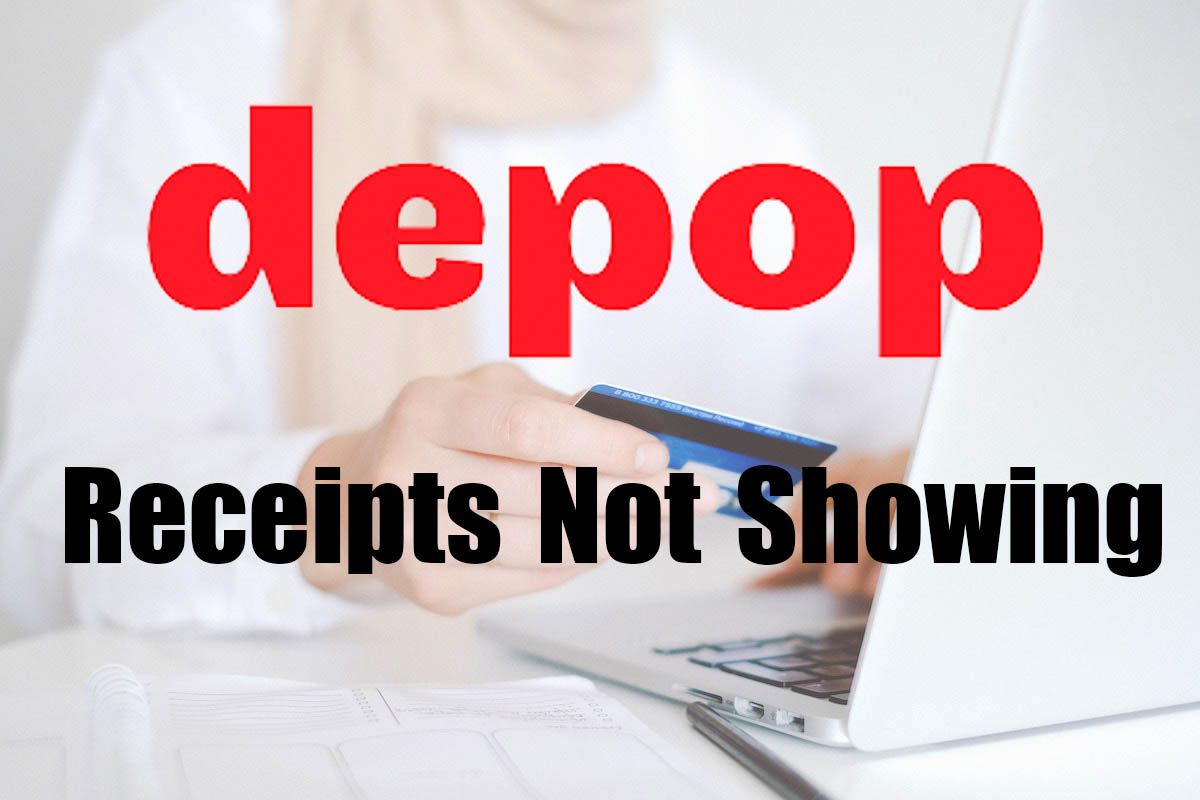 Depop Receipts Not Showing
