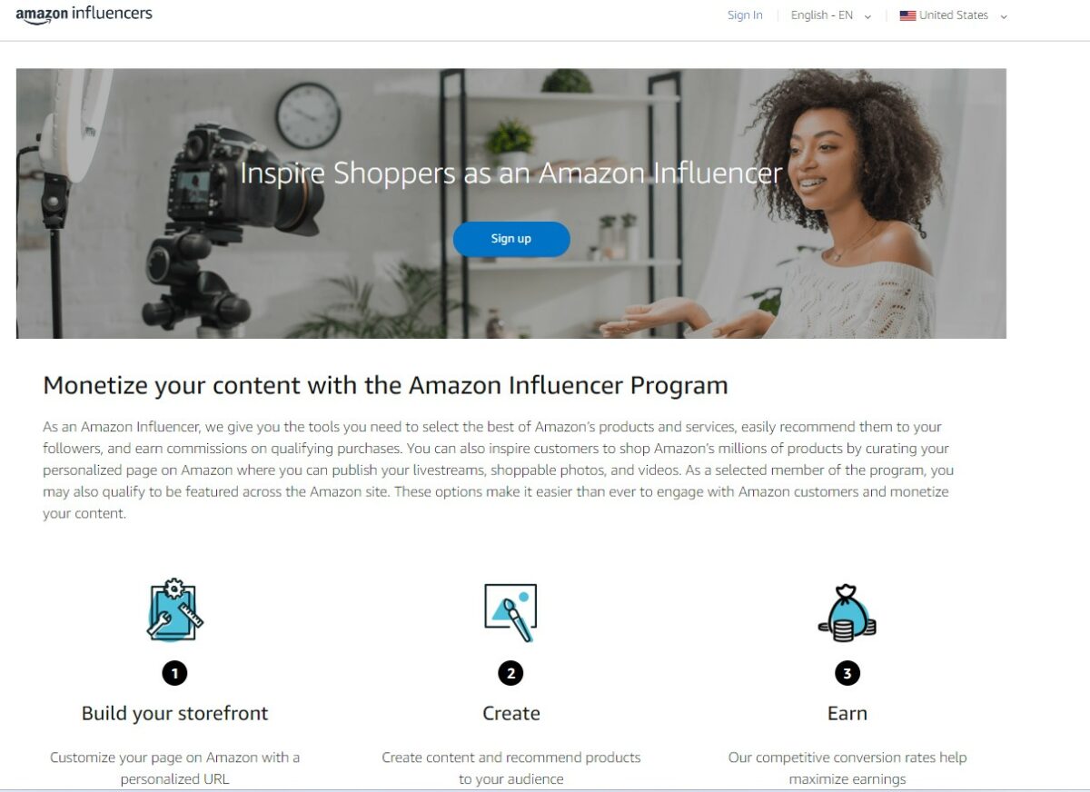 Creating Your Amazon Influencer Account