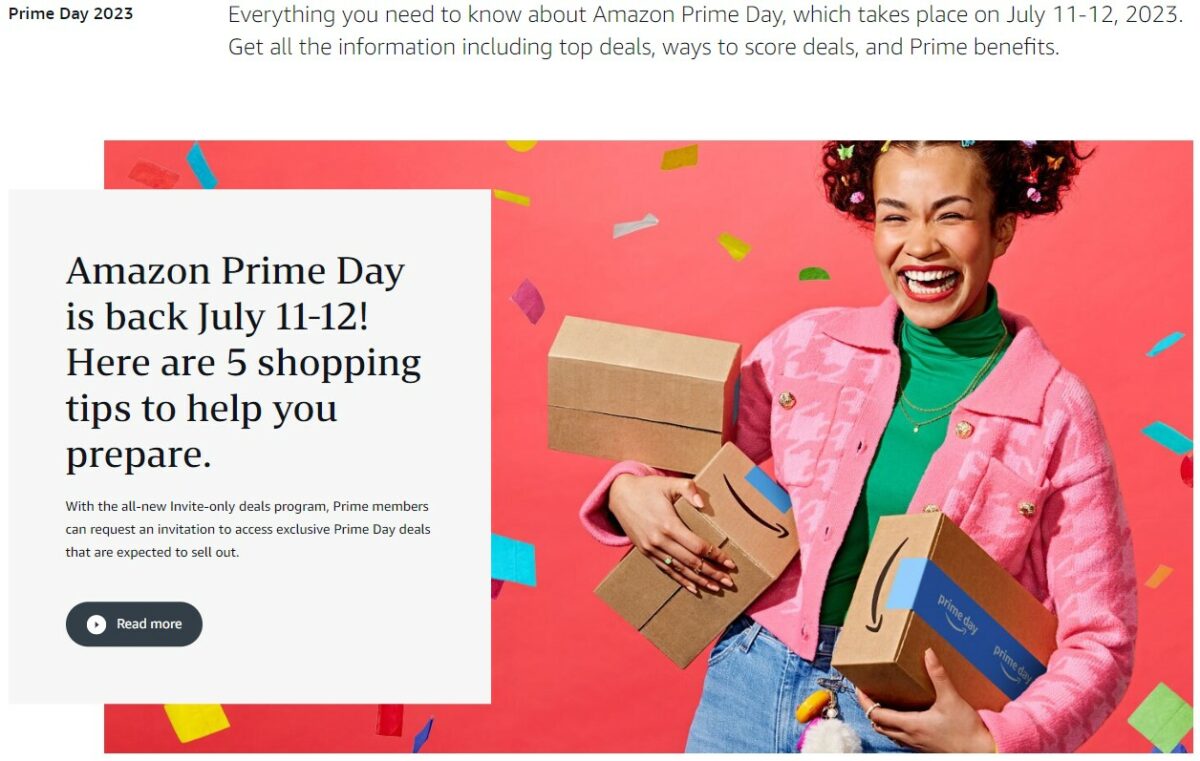 When is Amazon Prime Day?