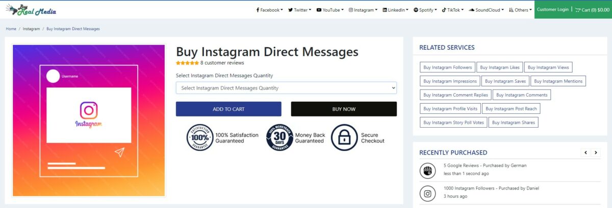 buy real media buy instagram direct messages