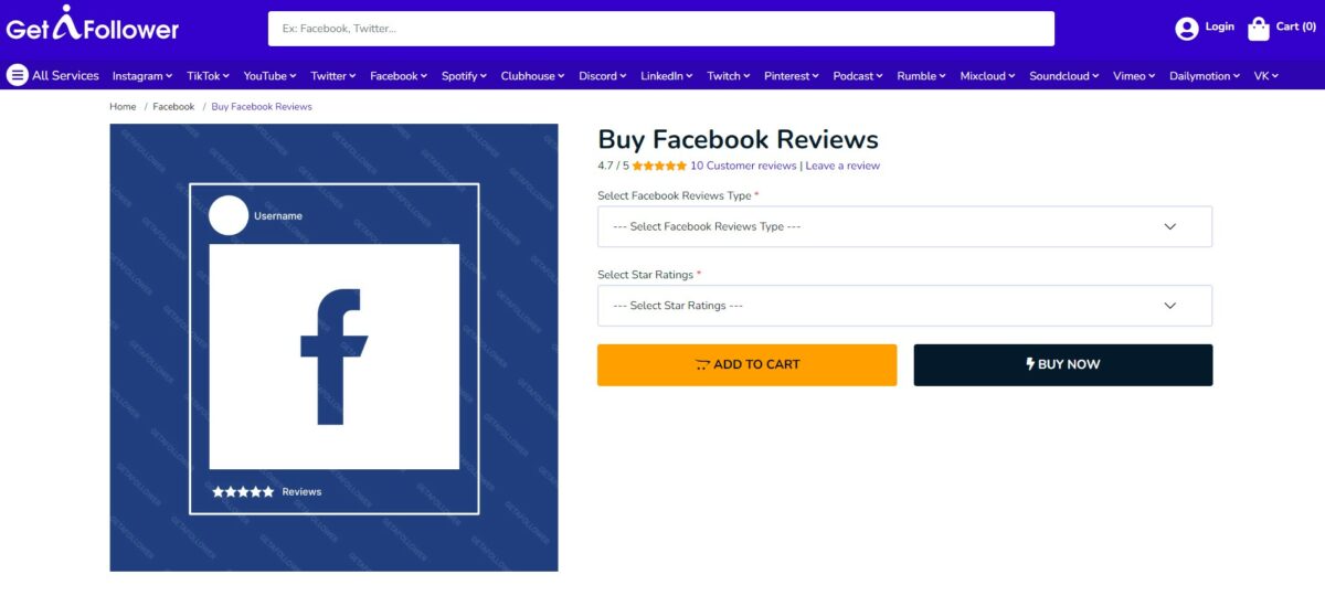 getafollower buy facebook reviews