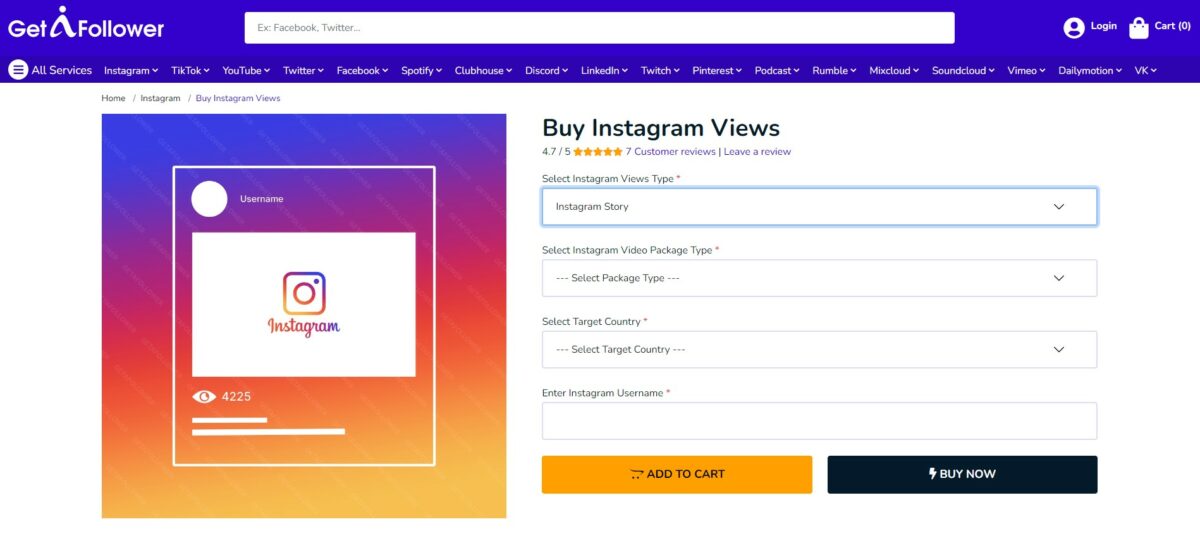 getafollower buy instagram story views