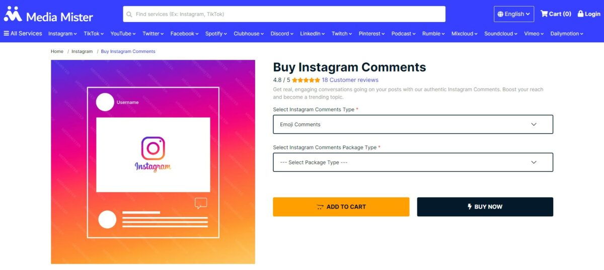 media mister - Best Sites To Buy Instagram Emoji Comments
