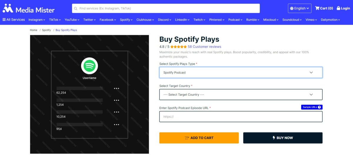 media mister - Best Sites To Buy Spotify Podcast Plays 