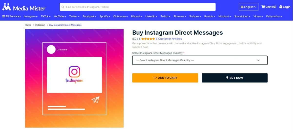 media mister buy instagram direct messages