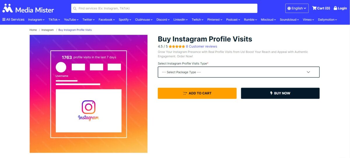 media mister buy instagram profile visits