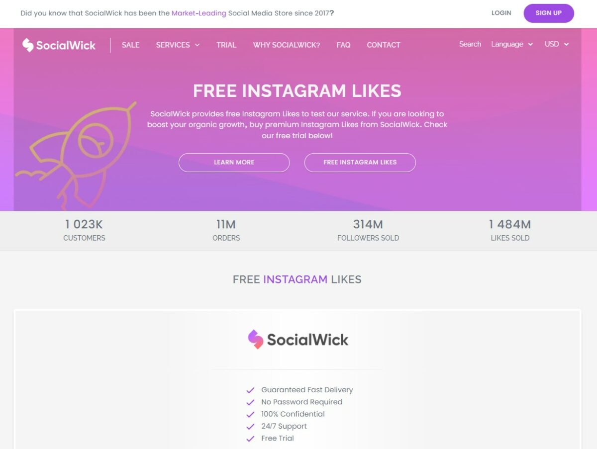 socialwick get free Instagram likes