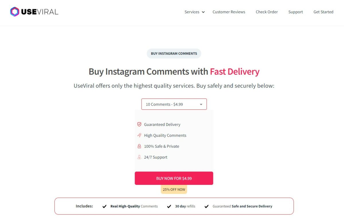 useviral buy Instagram reels comments