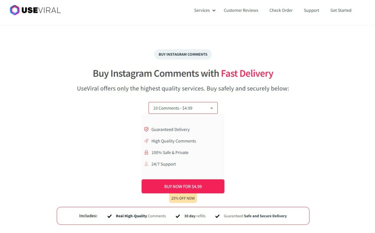useviral - Best Sites To Buy Instagram Comments Cheap 