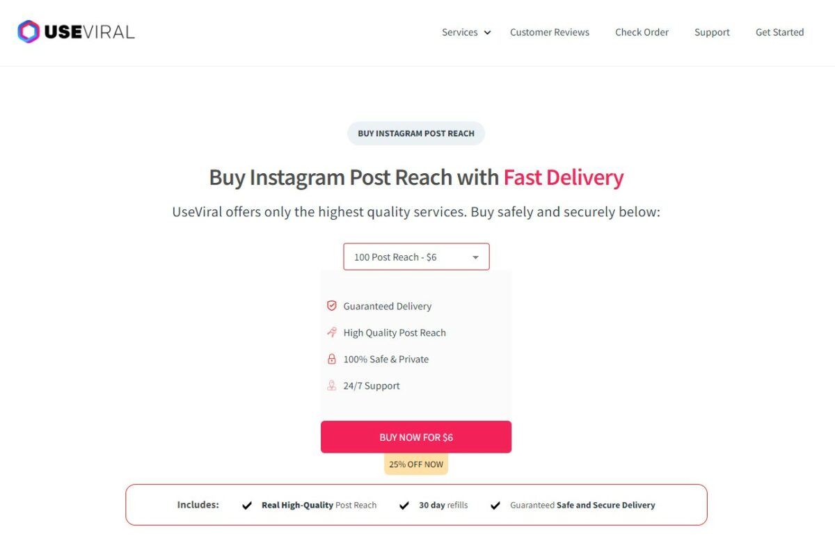 useviral - Best Sites To Buy Instagram Post Reach