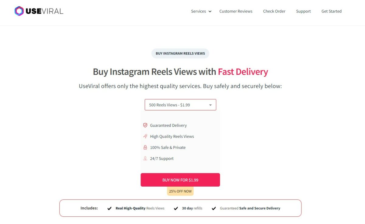 useviral - Best Sites To Buy Instagram Reels Views