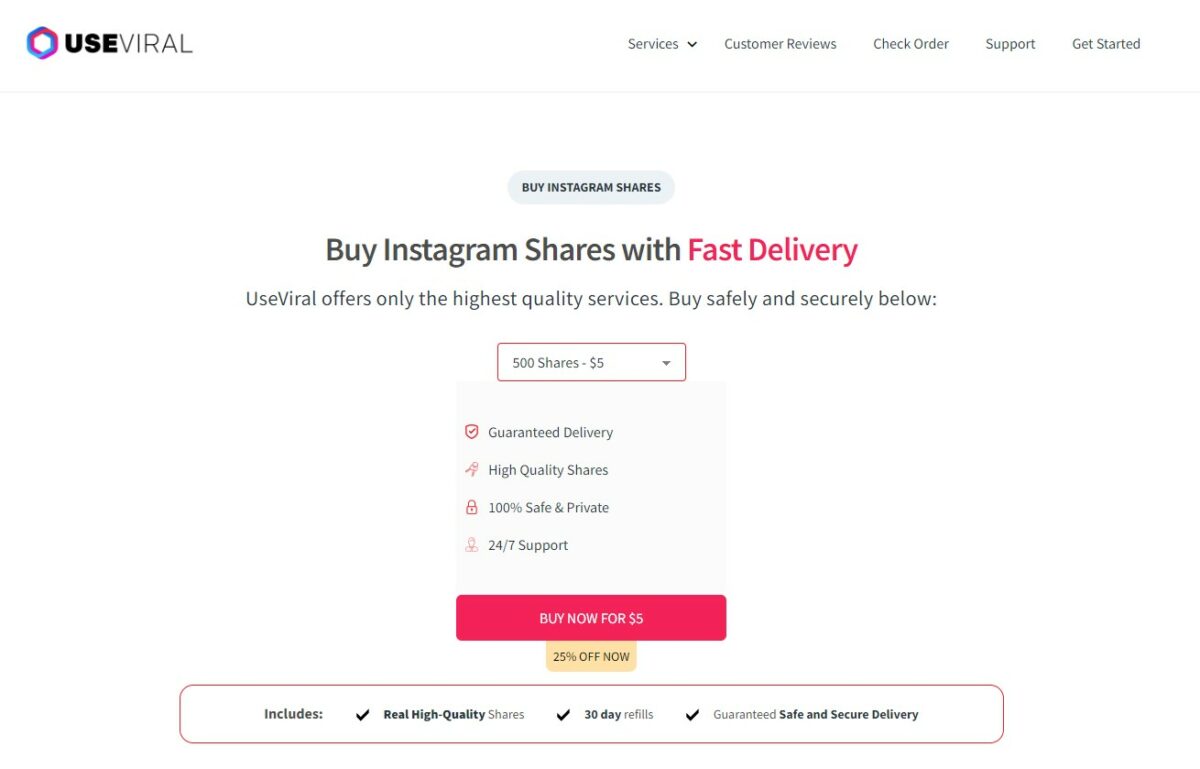 useviral - Best Sites To Buy Instagram Shares