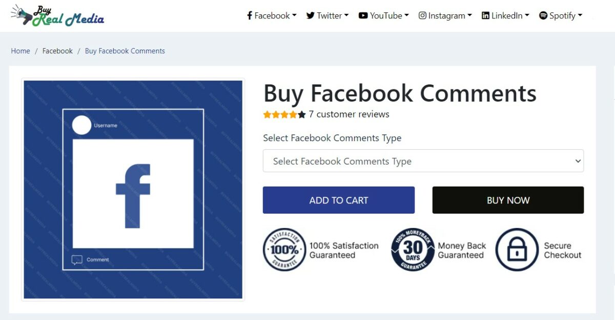 buy real media buy facebook comments
