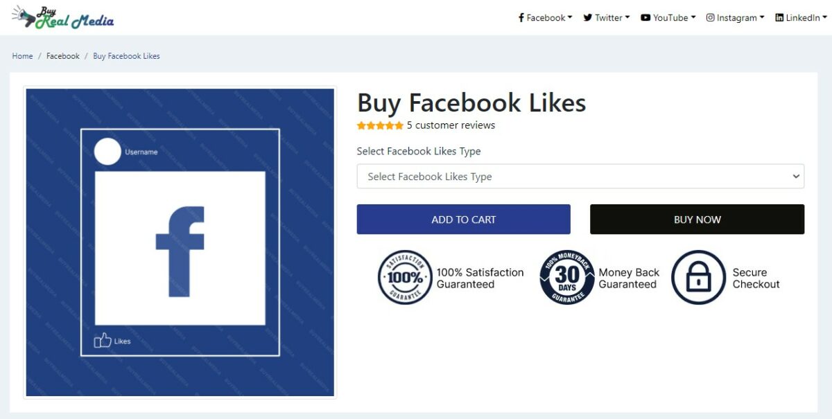 buy real media buy facebook post likes