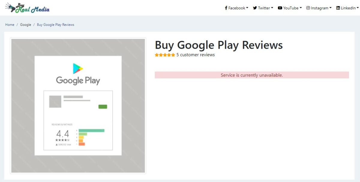 buy real media buy google play reviews