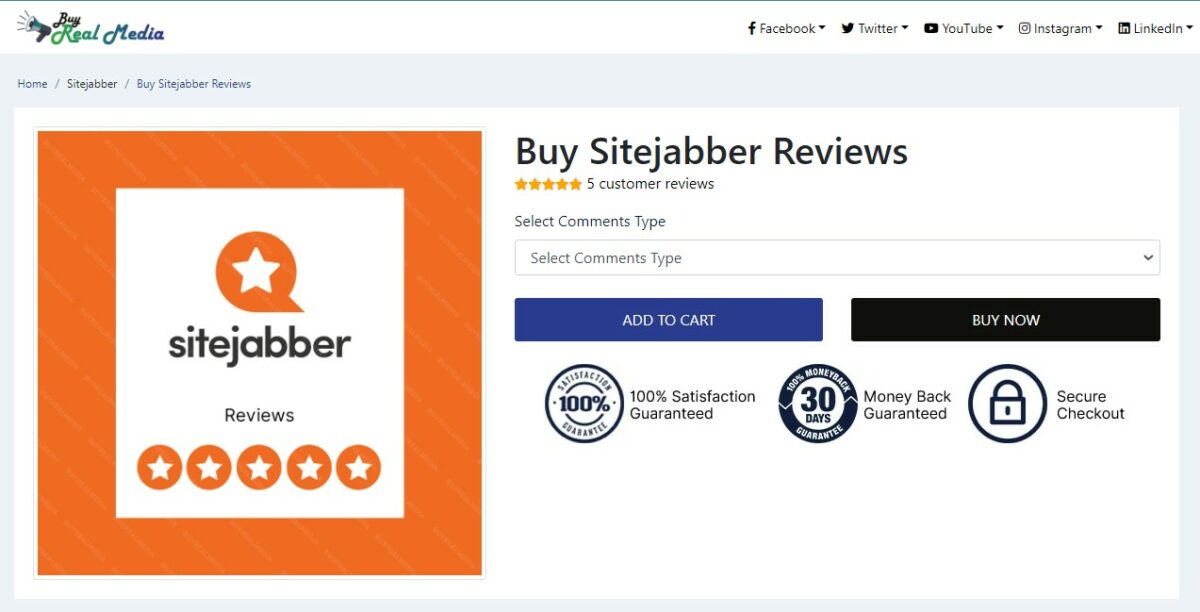 buy real media buy sitejabber reviews