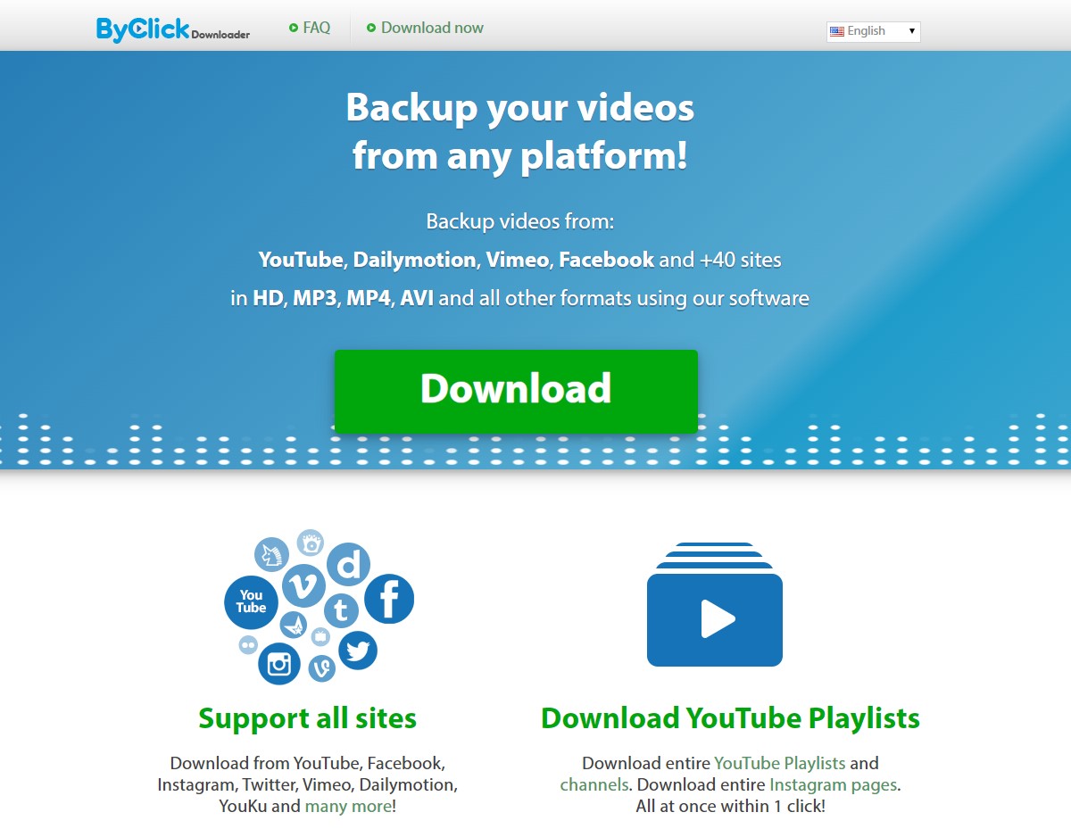 by click downloader Youtube Playlist Downloader Tools