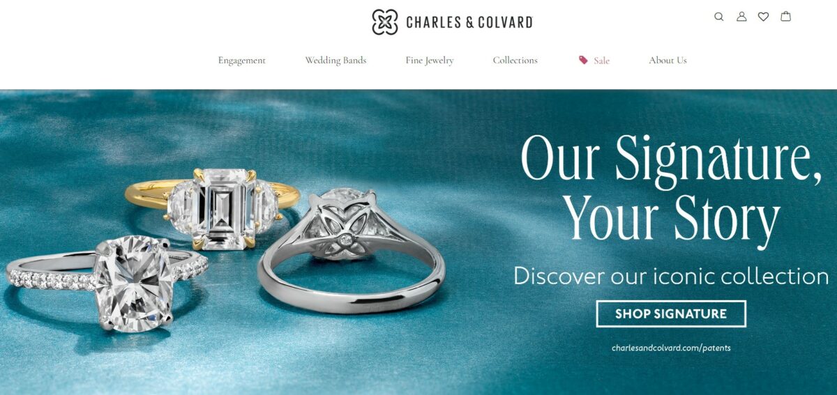 charles and colvard buy moissanite engagement rings