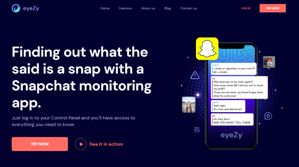 eyeZy Snapchat Hacking 1