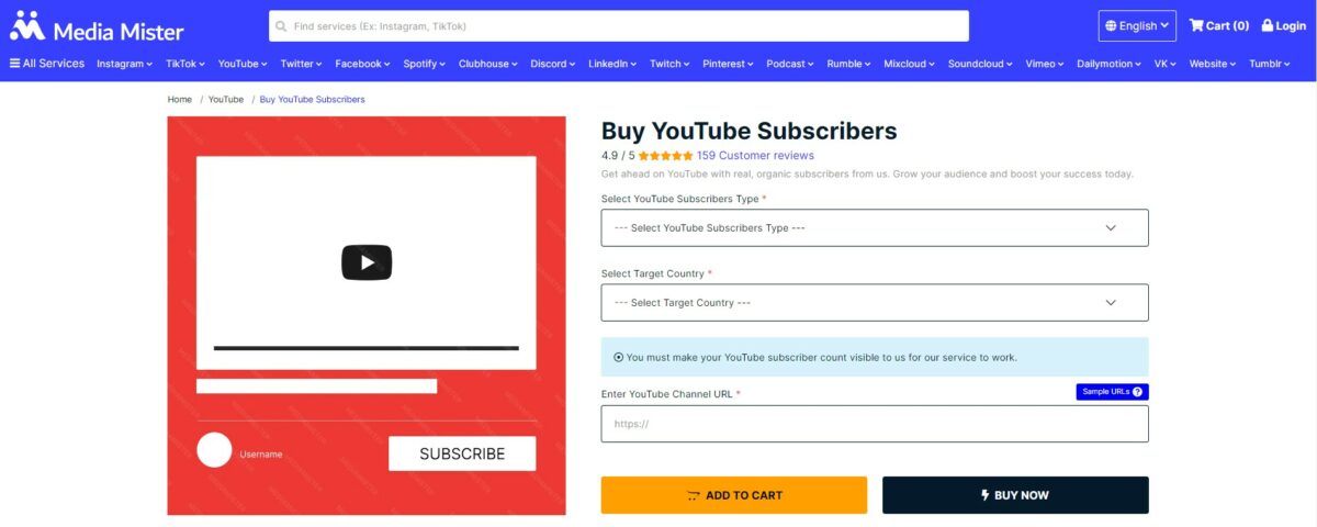 media mister buy 10000 youtube subscribers