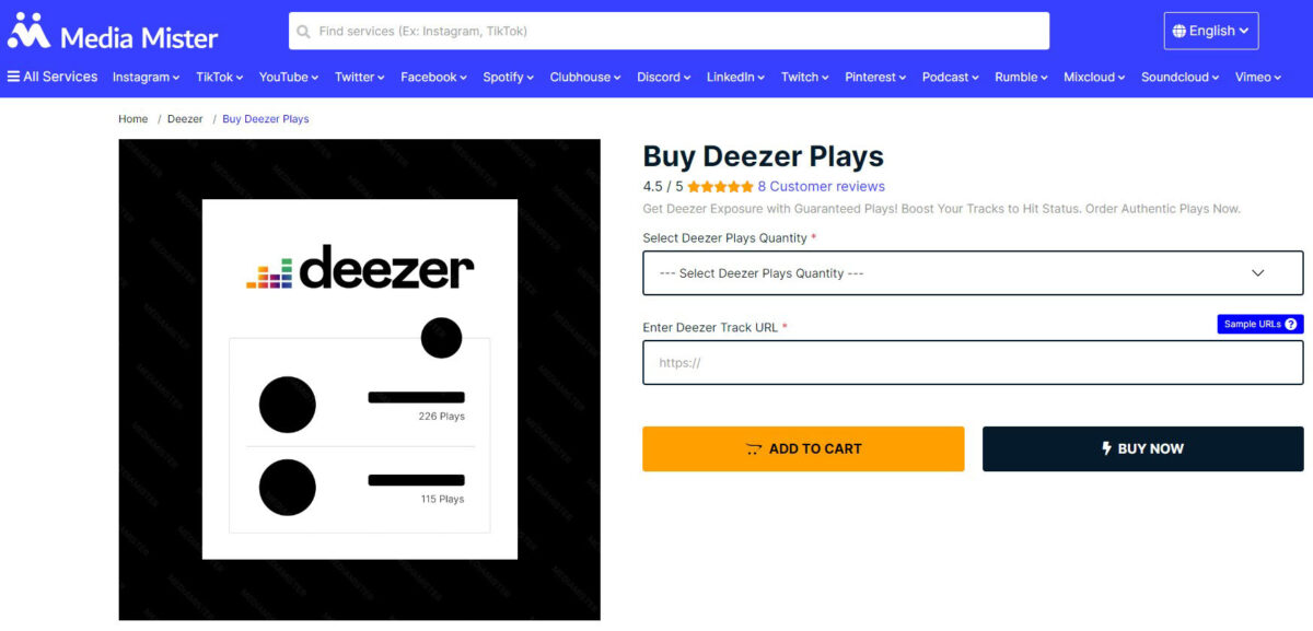 Best Sites to Buy Deezer Plays