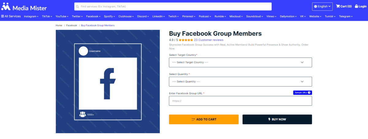media mister buy facebook group members