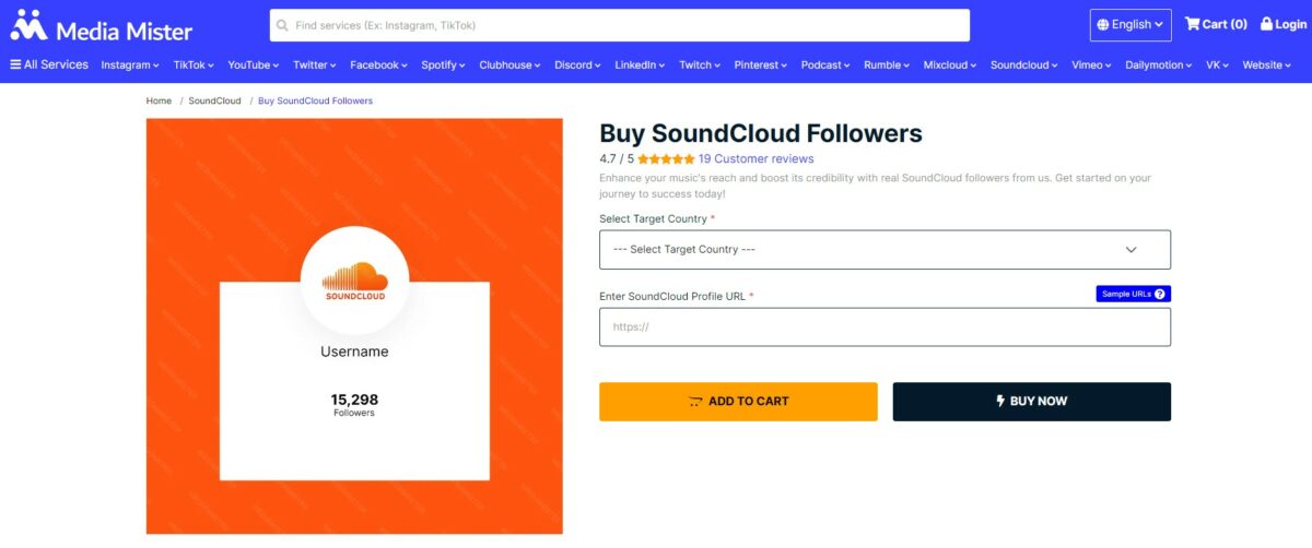 media mister buy soundcloud followers