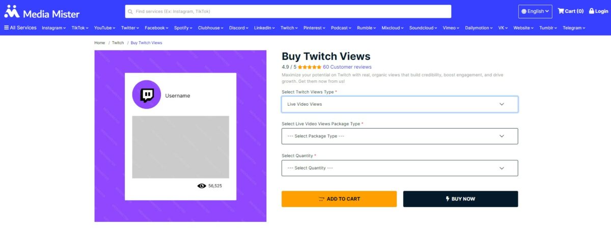 media mister buy twitch views for channels and videos