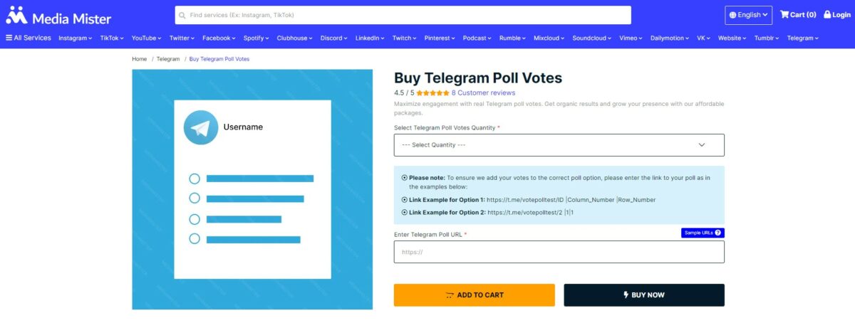 media mister buy telegram votes for polls