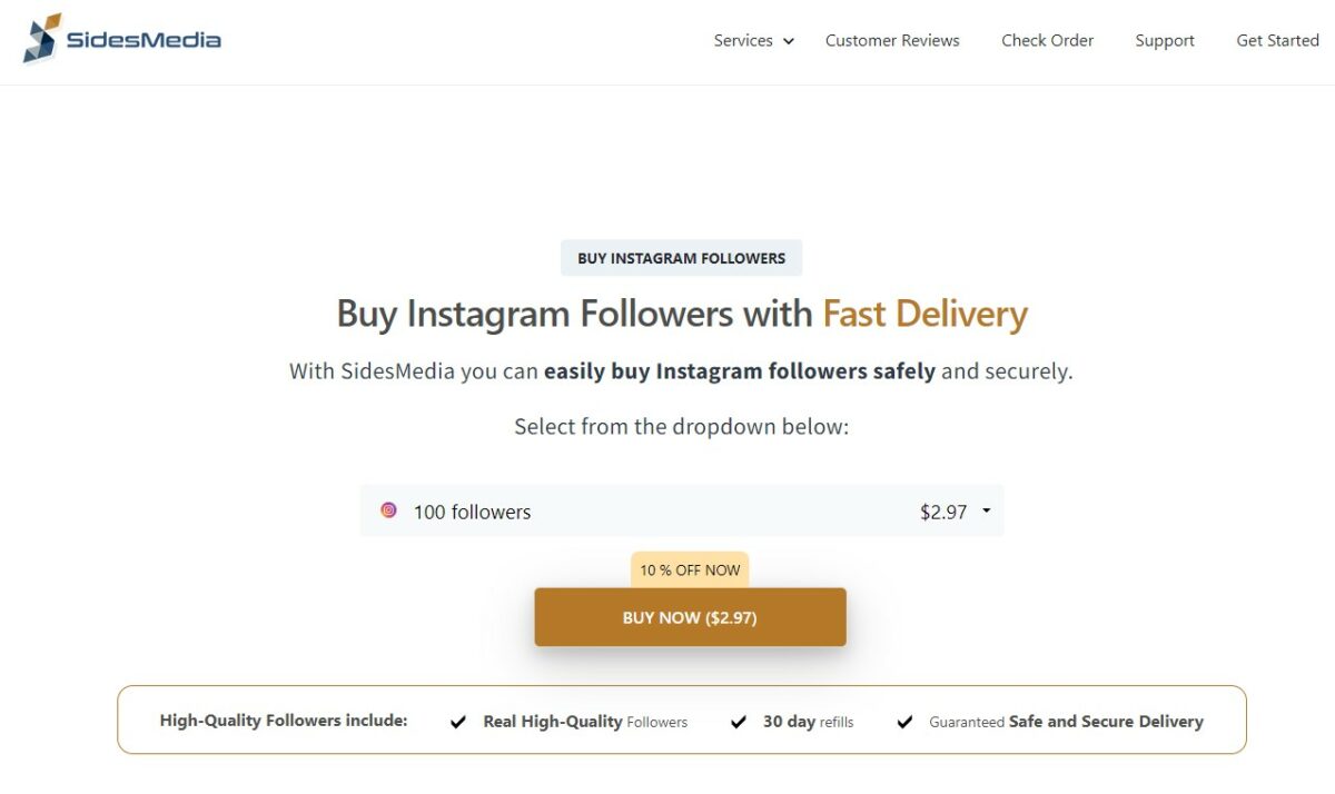 sidesmedia buy instagram followers reddit users recommend