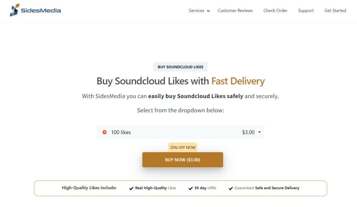 sidesmedia buy soundcloud likes