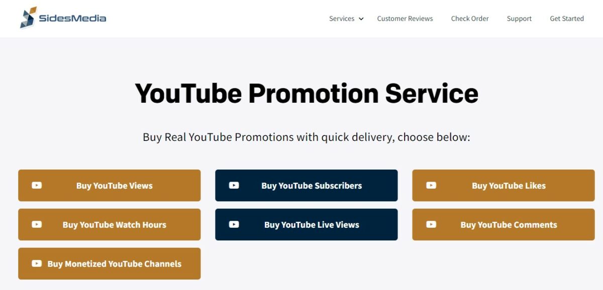 sidesmedia Buy YouTube Community Poll Votes 