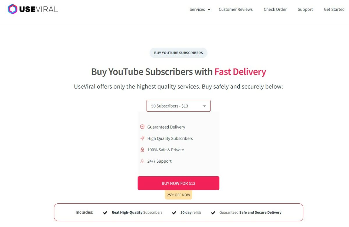 useviral - Best Sites To Buy 10,000 YouTube Subscribers