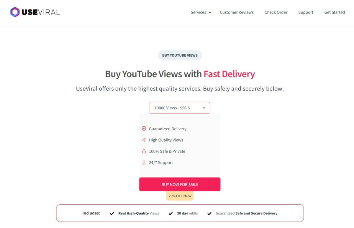 useviral - Best Sites To Buy 10000 YouTube Views