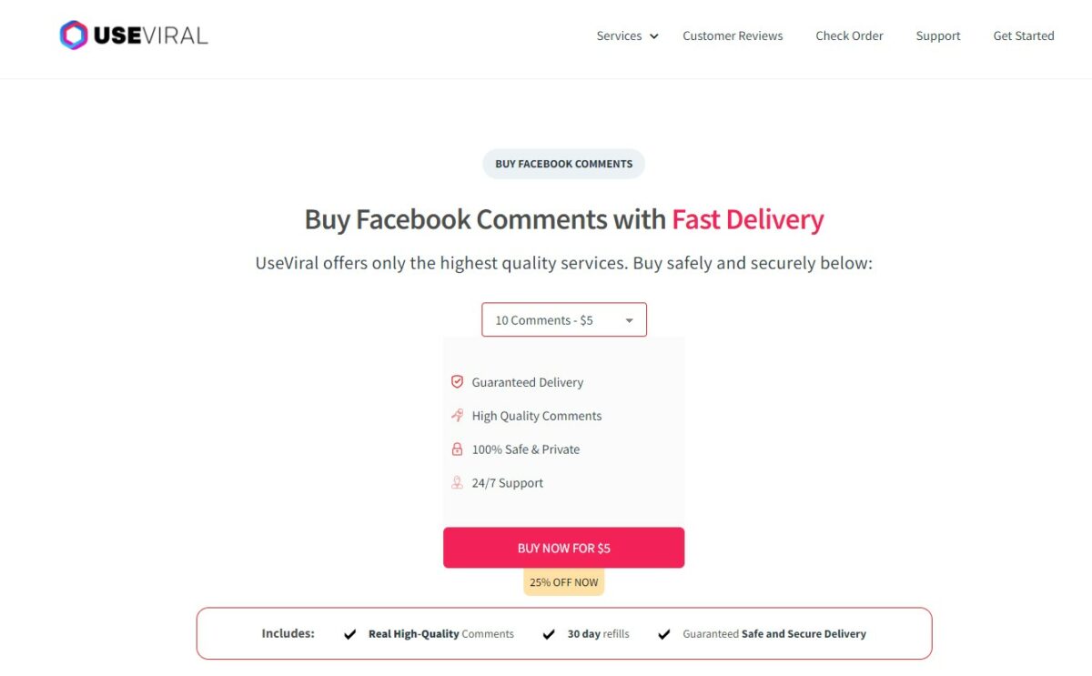 useviral - Best Sites To Buy Facebook Comments 