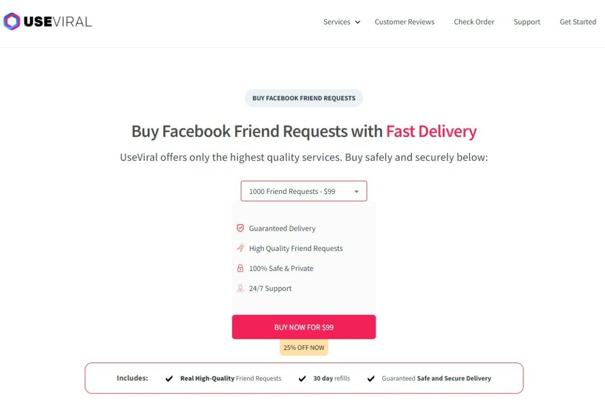 useviral - Best Sites To Buy Facebook Friend Requests 