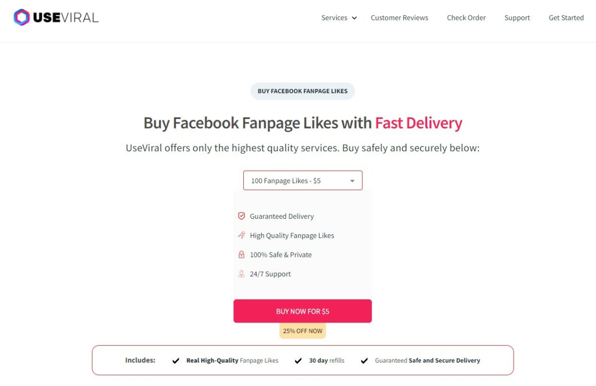 useviral Buy 1000 Facebook Likes